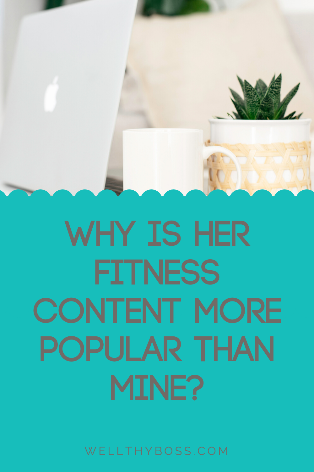 Why is her fitness content more popular than mie?